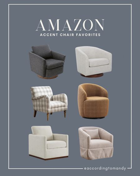 Amazon accent chairs // budget friendly

Amazon home finds / living room / lounge chair 

#LTKFind #LTKhome #LTKsalealert