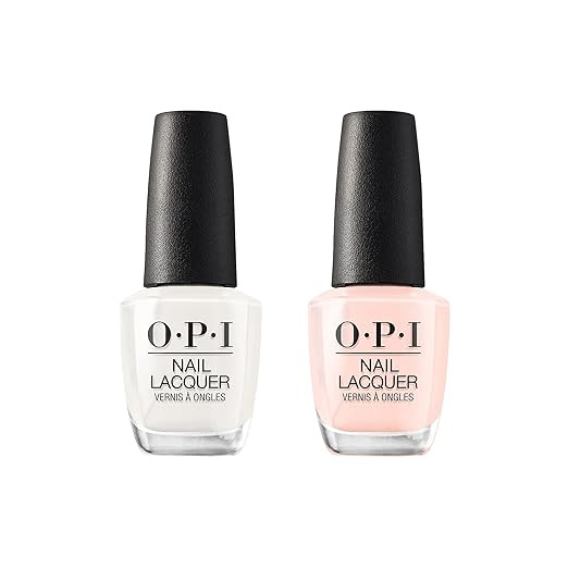 OPI Nail Lacquer, Bubble Bath & Funny Bunny Bundle, Nude Nail Polish, 0.5 fl oz | Amazon (US)