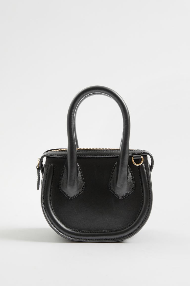 Small Top Handle Leather Bag | H&M (UK, MY, IN, SG, PH, TW, HK)