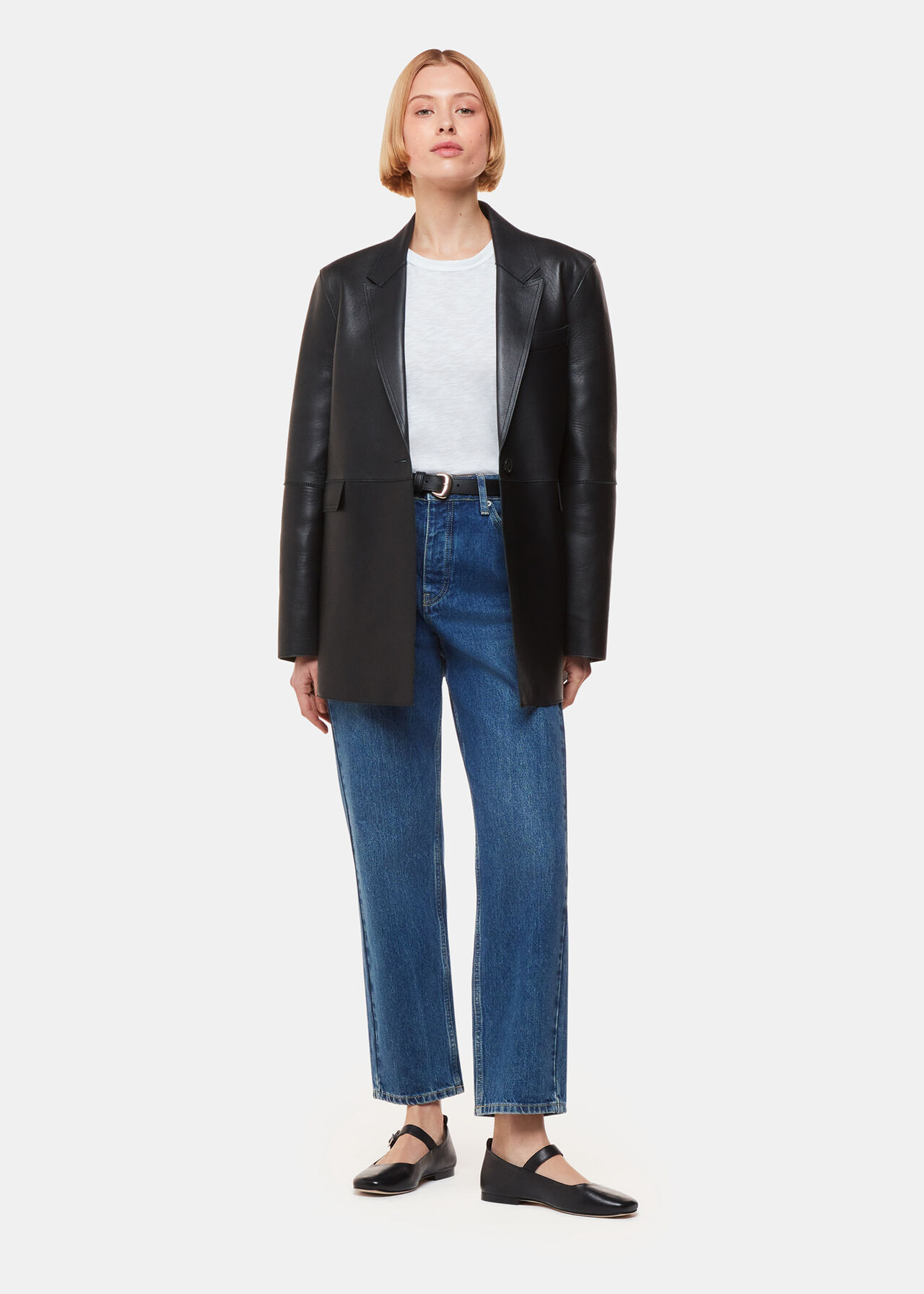 Denim Authentic Mollie Straight Jean | WHISTLES | | Whistles