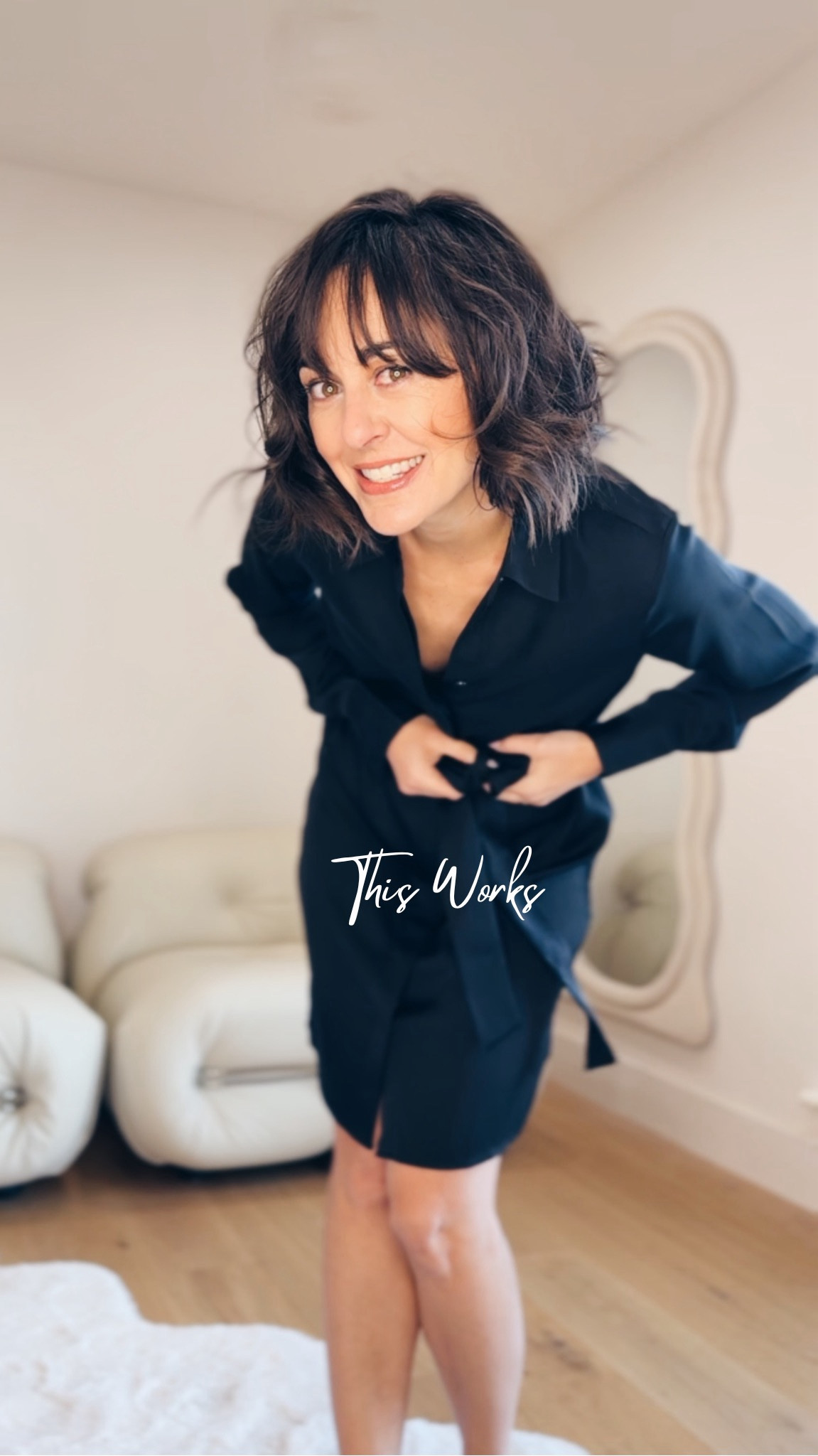 This works! Try this next time you have nothing to wear because nothing has more outfit potential than the perfect little black dress. This sleeveless cashmere style is the best sweater dress I’ve ever had! Everything I’m wearing is soft, great quality, and fits TTS. I’m 5’4” and wearing an XS in all of these pieces from @onequince

#quincepartner #lbd #thebestlbdforyourbody #slipdress #shirtdress #sweaterdress
#liketkit @shop.LTK 



#LTKWatchNow #LTKStyleTip