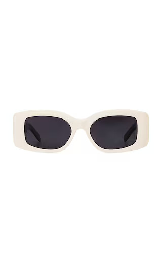 Margot Sunglasses in Black & Ivory | Revolve Clothing (Global)