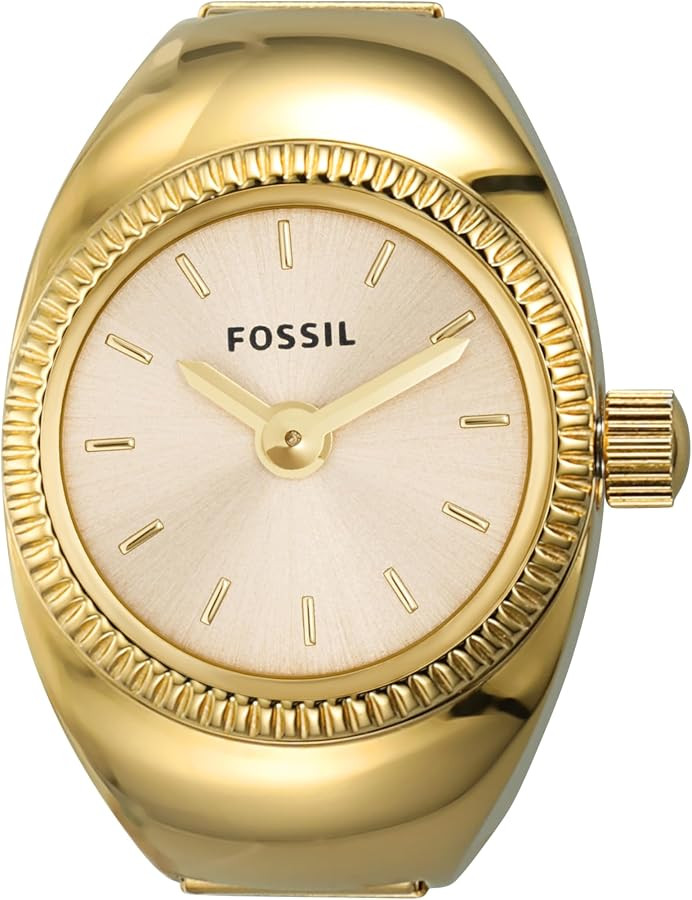 Fossil Women's Watch Ring with Two-Hand Analog Display and Stainless Steel Expansion Band | Amazon (US)