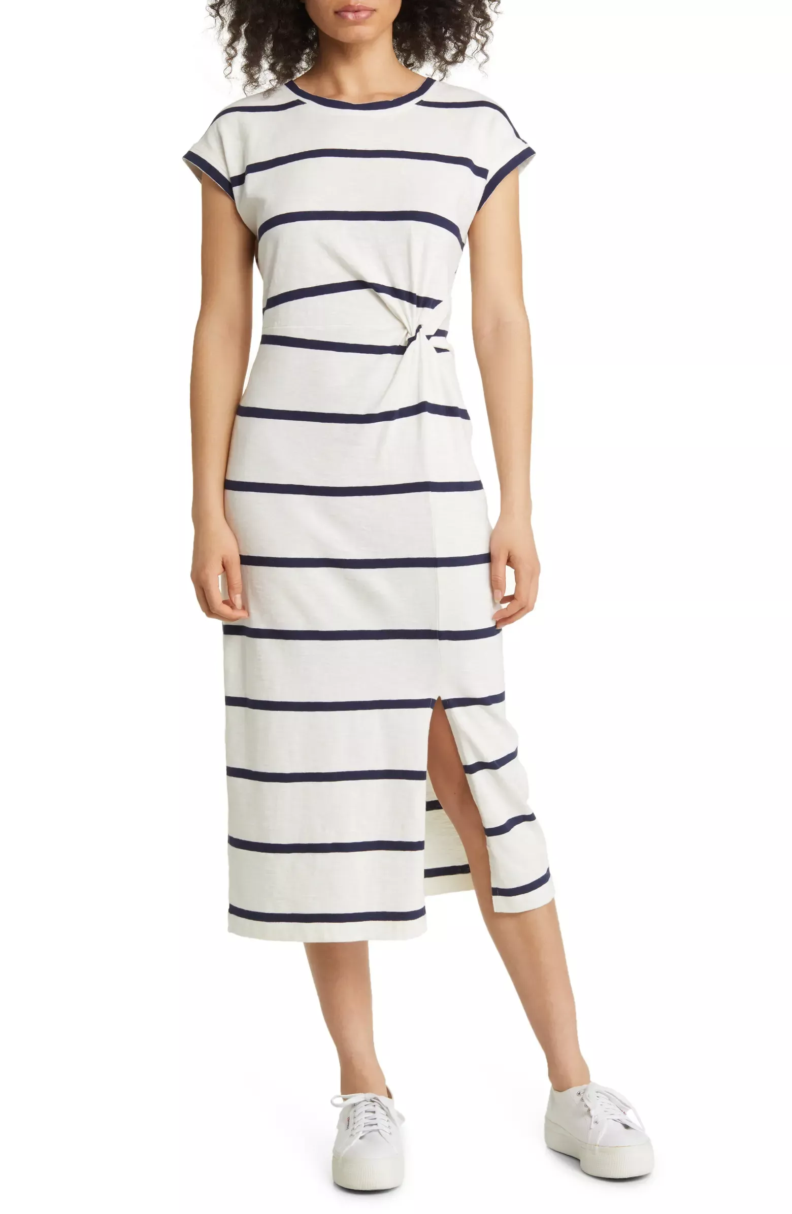 Twist Waist Organic Cotton Midi … curated on LTK