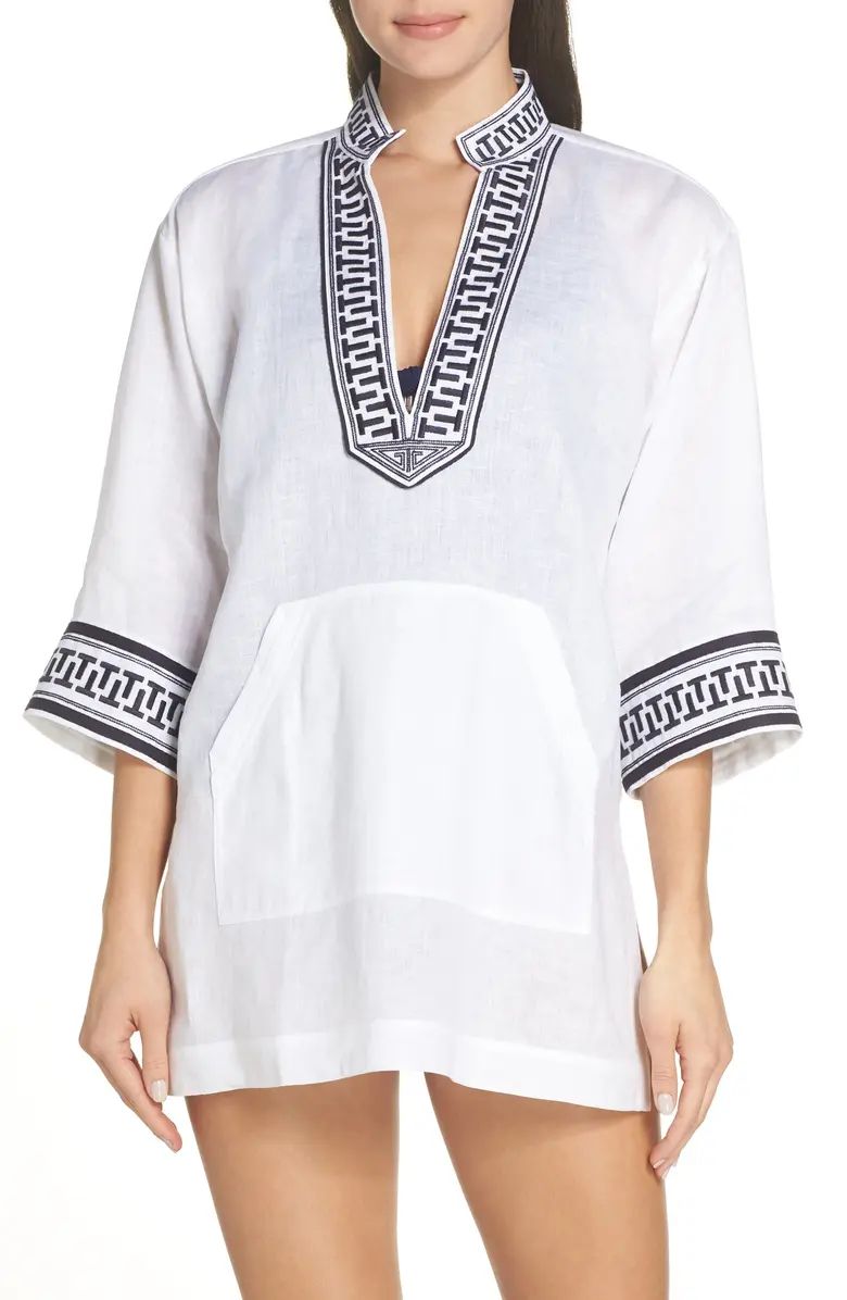 Embroidered Cover-Up TunicTORY BURCH | Nordstrom