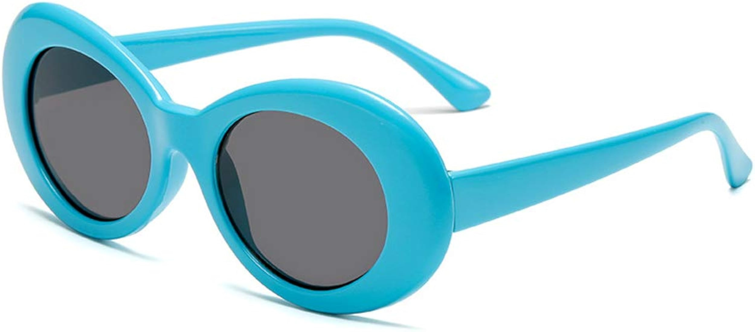 Clout Goggles Oval Mod Retro Vintage Sunglasses Round Lens | Amazon (UK)