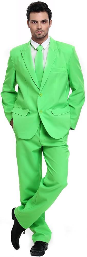 U LOOK UGLY TODAY Men's Party Suit Solid Color Prom Suit for Themed Party Events Clubbing Jacket ... | Amazon (US)
