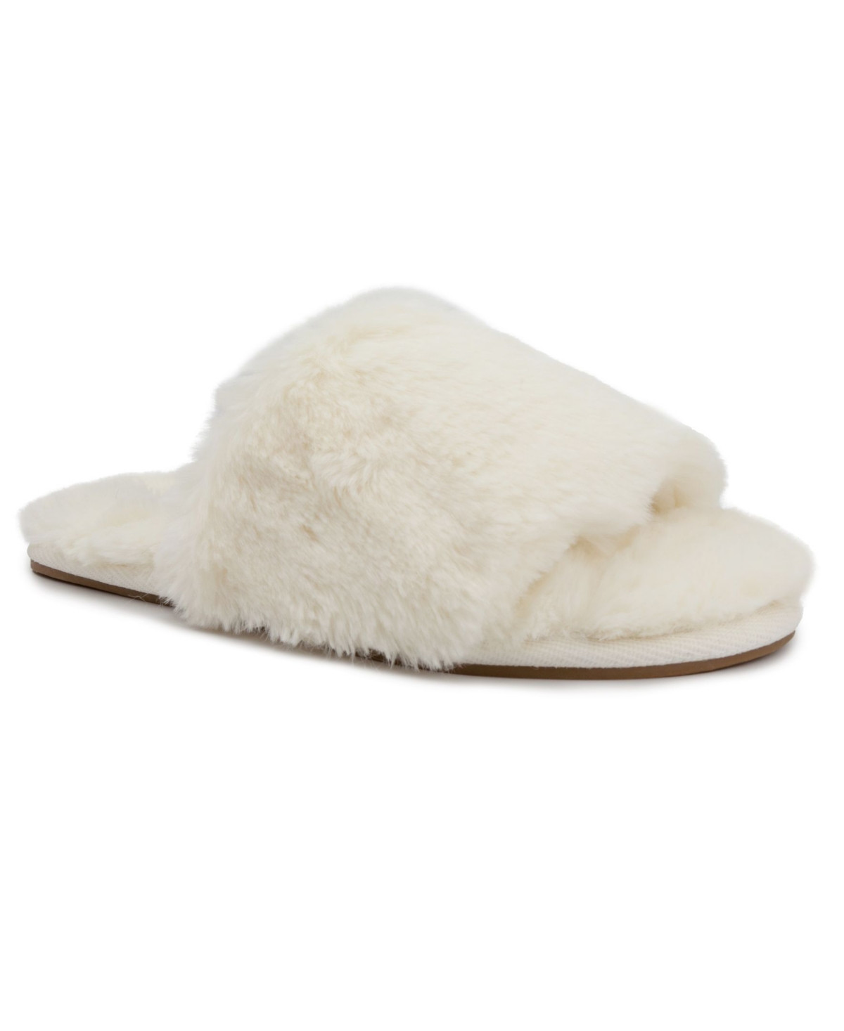 London Fog Women's Lilly Fuzzy Slipper Women's Shoes | Macys (US)