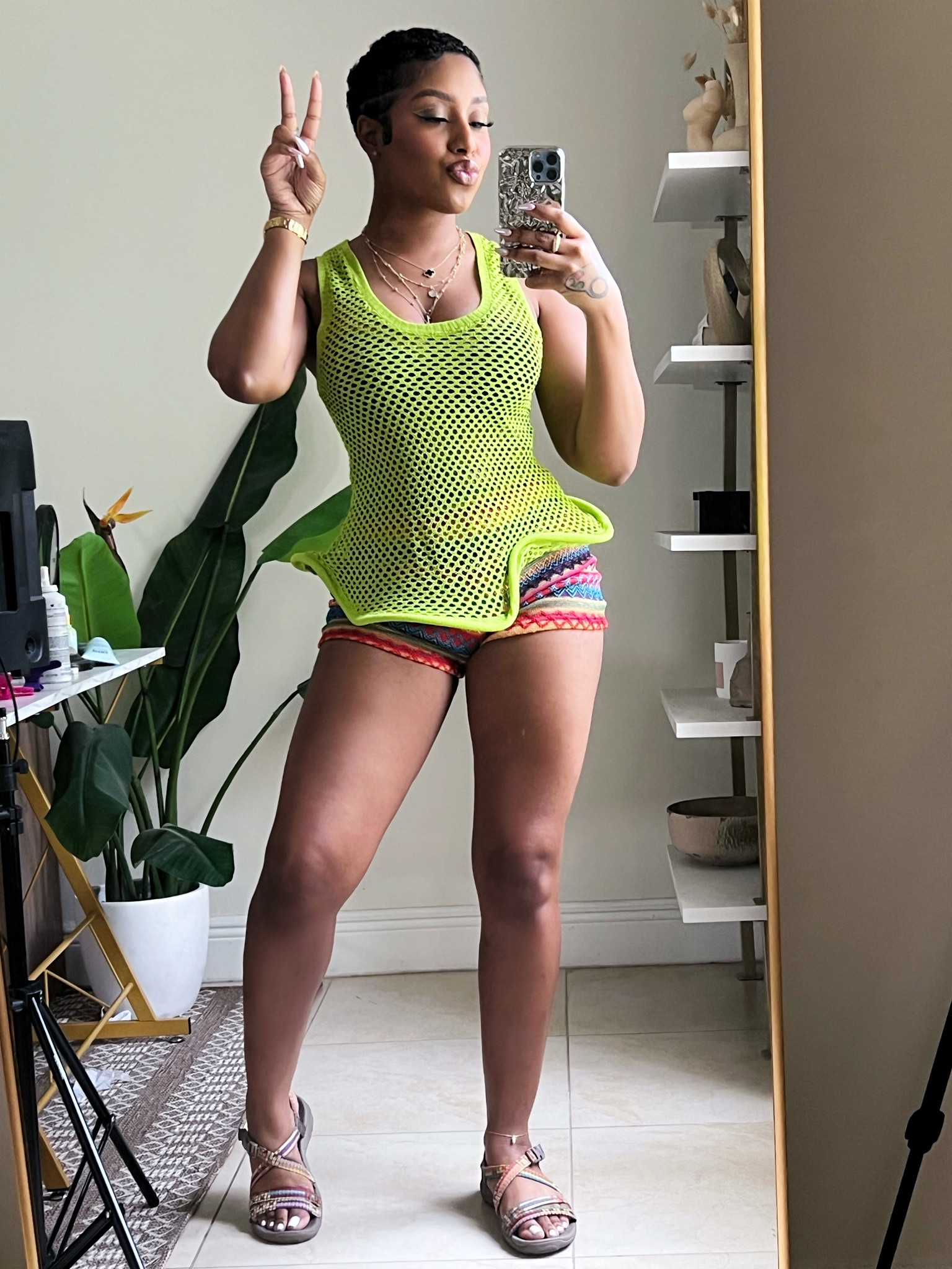 Perfect summer outfit 
Top: Zara Medium
Shorts: SHEIN small
Shoes: sketchers

#LTKstyletip #LTKSeasonal #LTKtravel