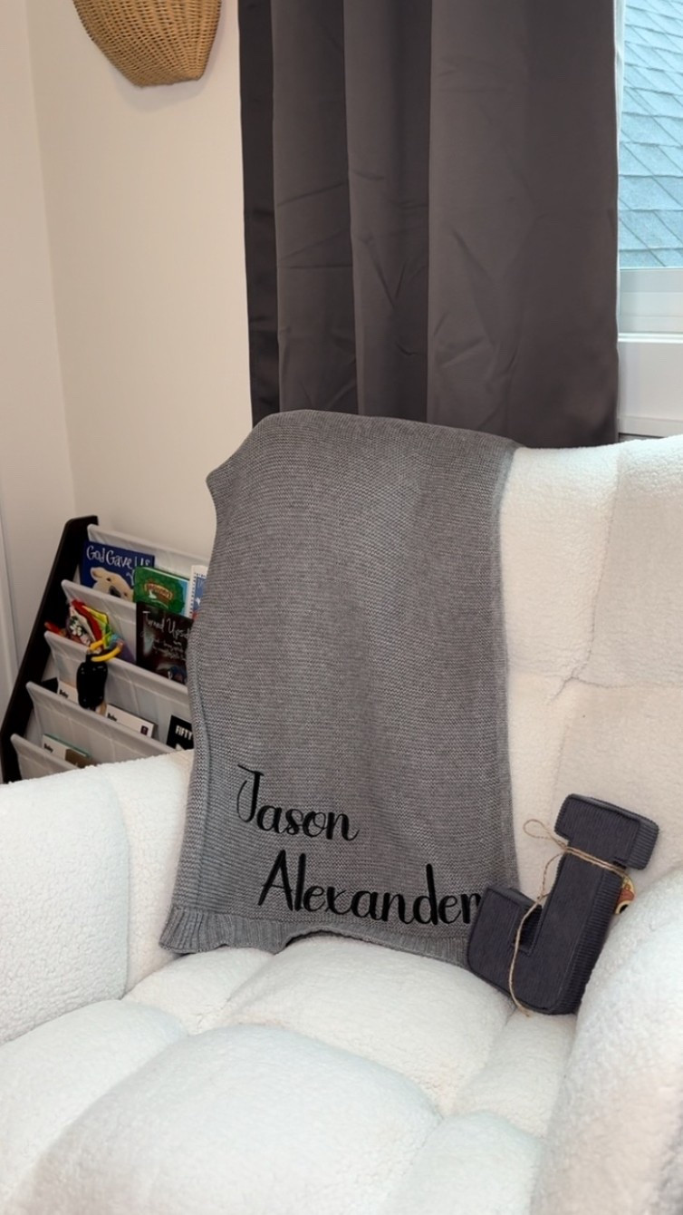 Personalized baby blanket! 

#LTKmomlife #LTKBaby #LTKFindsUnder50