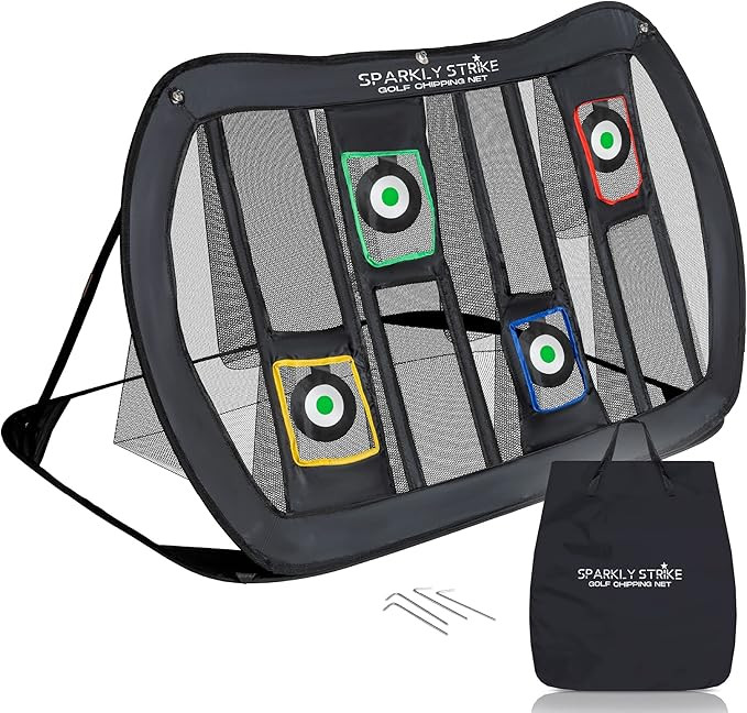 Big Strike Golf - Extra Large Golf Chipping Net. Golf Practice Net with 4 Colored Targets, Indoor... | Amazon (US)