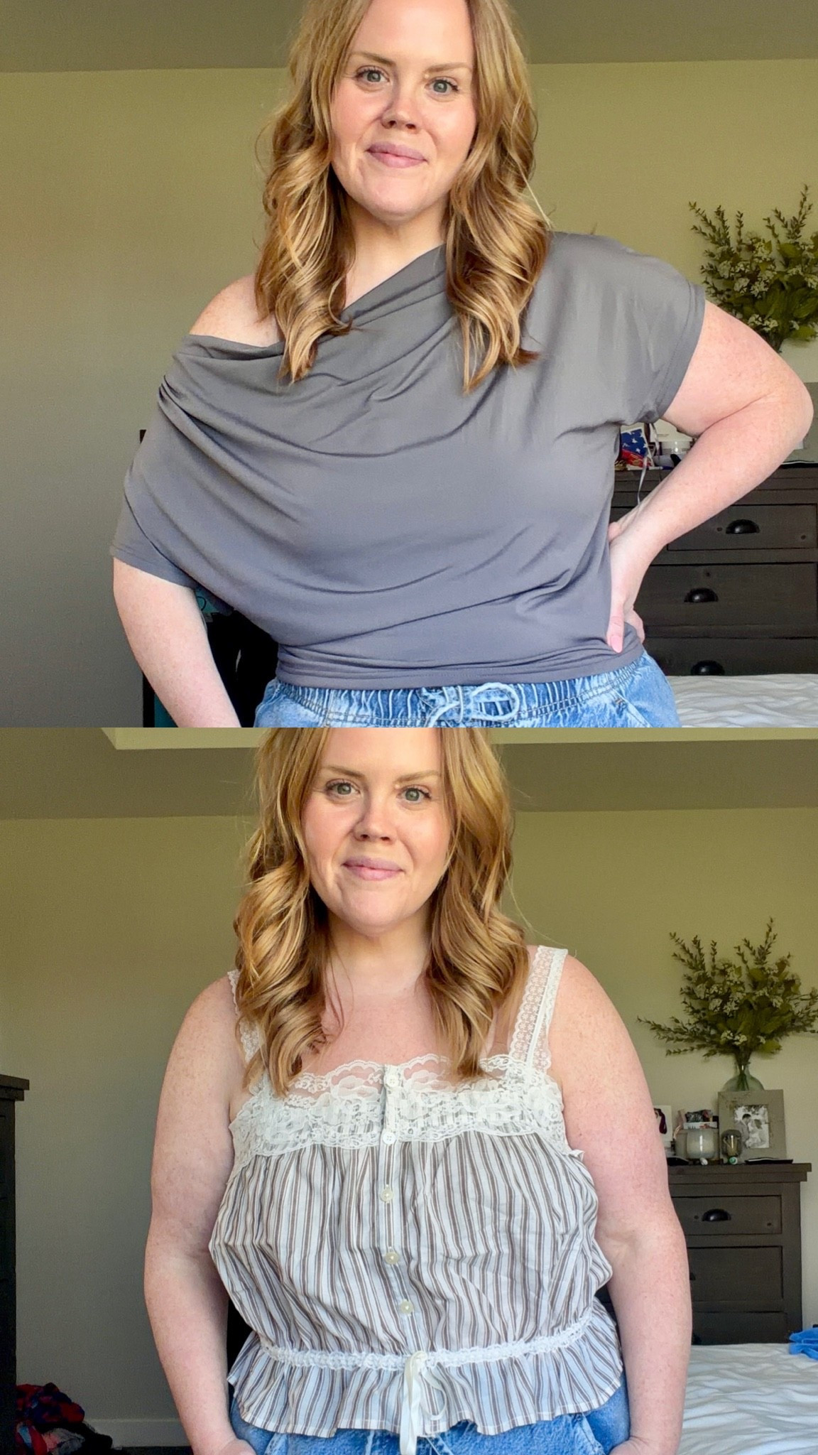 New Abercrombie tops. Wearing a L in both.

#LTKMidsize #LTKmomlife #LTKootd