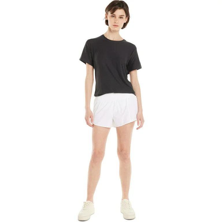 Athletic Works Women's ButterCore Tee with Short Sleeves, Sizes XS-XXXL | Walmart (US)