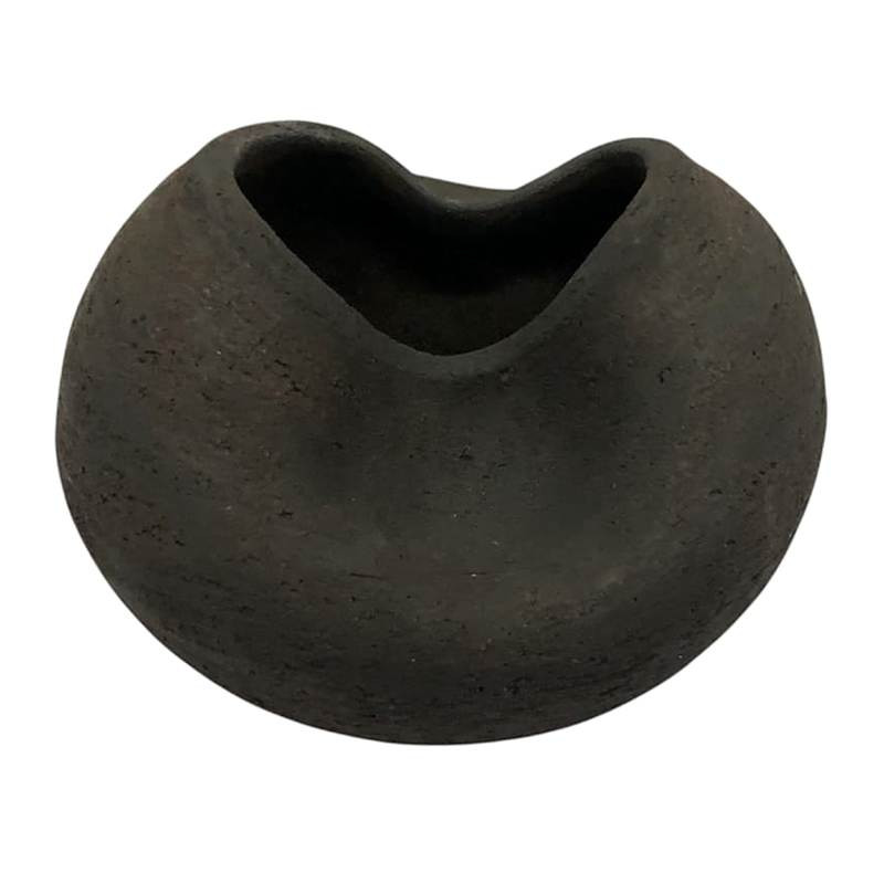 Black Terracotta Vase, 5.5" | At Home