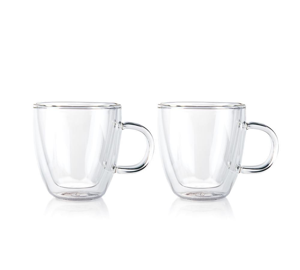Bodum Bistro Double Walled Mugs - Set of 2 | Pottery Barn (US)