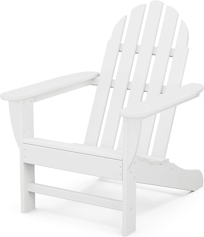 POLYWOOD Classic Adirondack Adirondack Chair, White | Amazon (US)