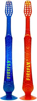 Firefly Light-Up Timer Kids Toothbrush with Suction Cup, Soft - 2 Count (Pack of 1), Assorted | Amazon (US)