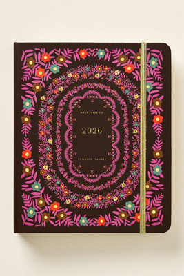Rifle Paper Co. Spiral Planner 17-Month 2025-2026 | Anthropologie (US)