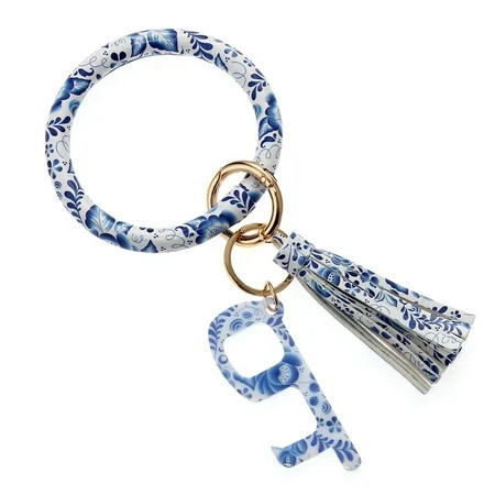 Large Circle Bangle Keychain Touchless Door Opener Clean Key Germ Multitool Holder Upgraded Keyring  | Walmart (US)