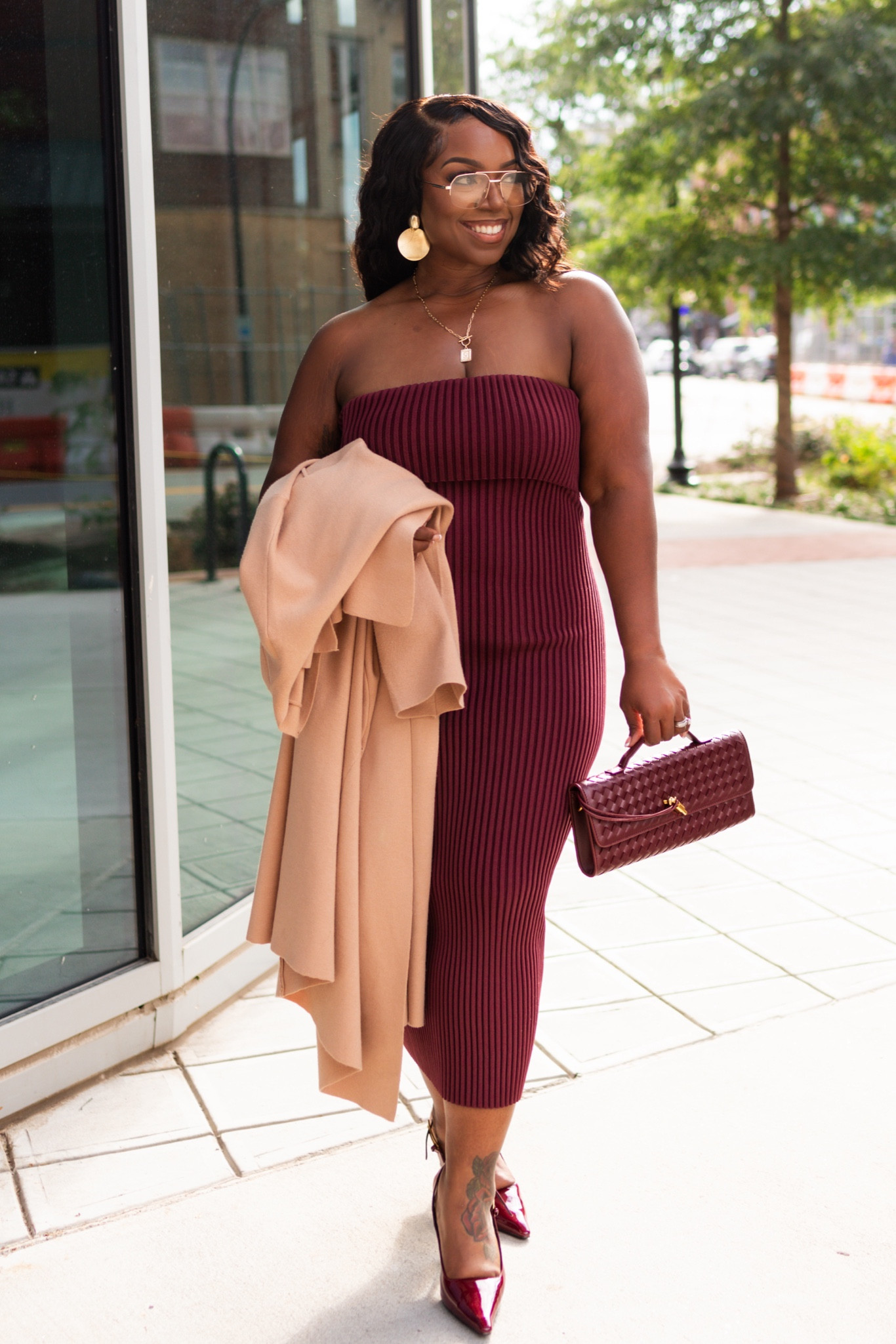 Under $40! Wearing size M, recommend sizing down. Fall outfit Inspo, wedding guest dress, date night dress, burgundy dress, wine dress, fall dresss

#LTKFindsUnder50 #LTKMidsize #LTKOver40