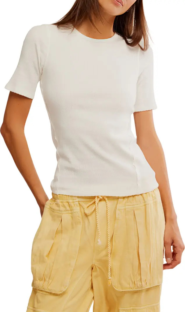 Free People Picture You Rib T-Shirt | Nordstrom | Nordstrom