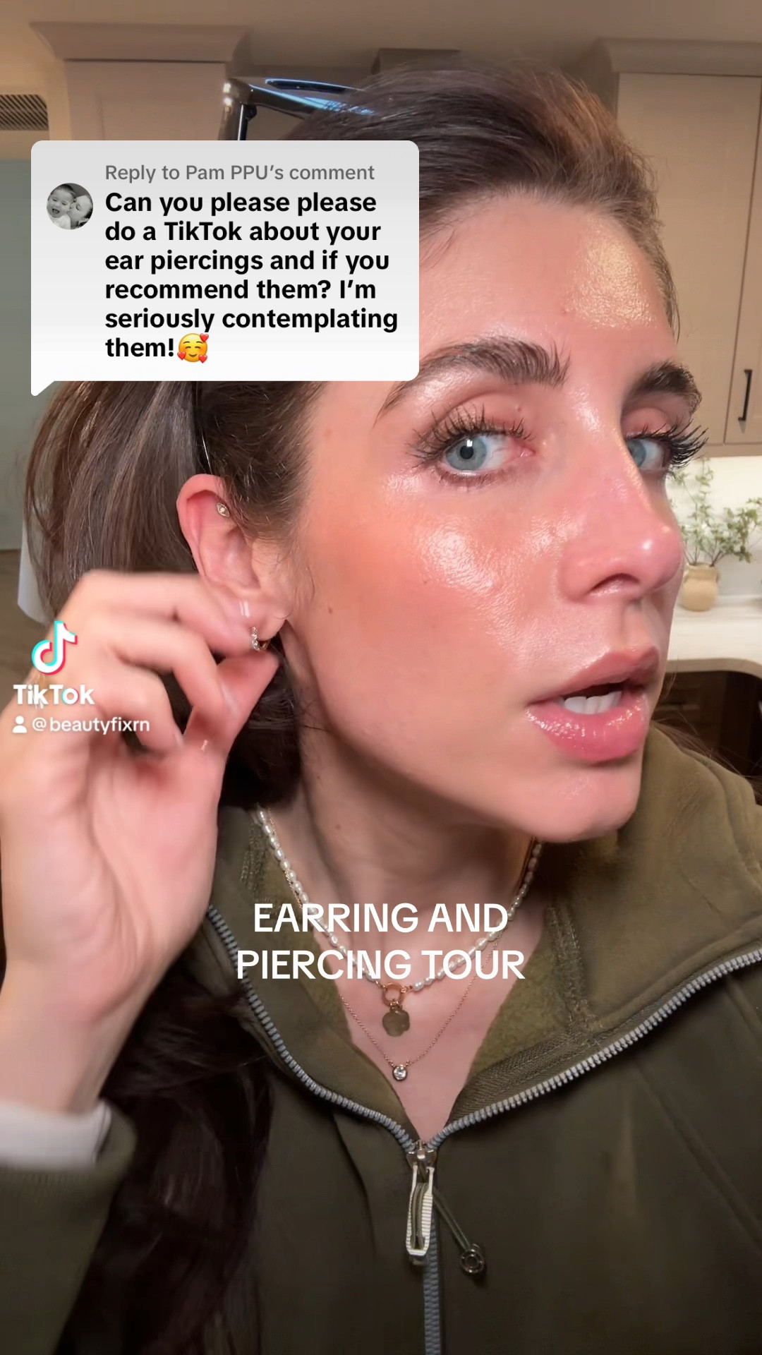 Earrings and piercing tour! #finejewelry #earrings #giftforher #giftguideforher