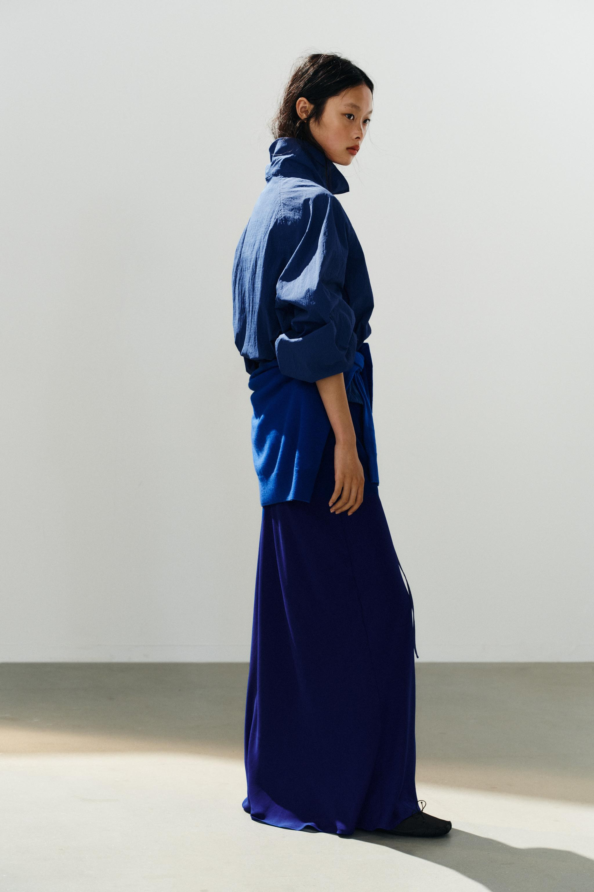BUTTONED NYLON JACKET | Zara US