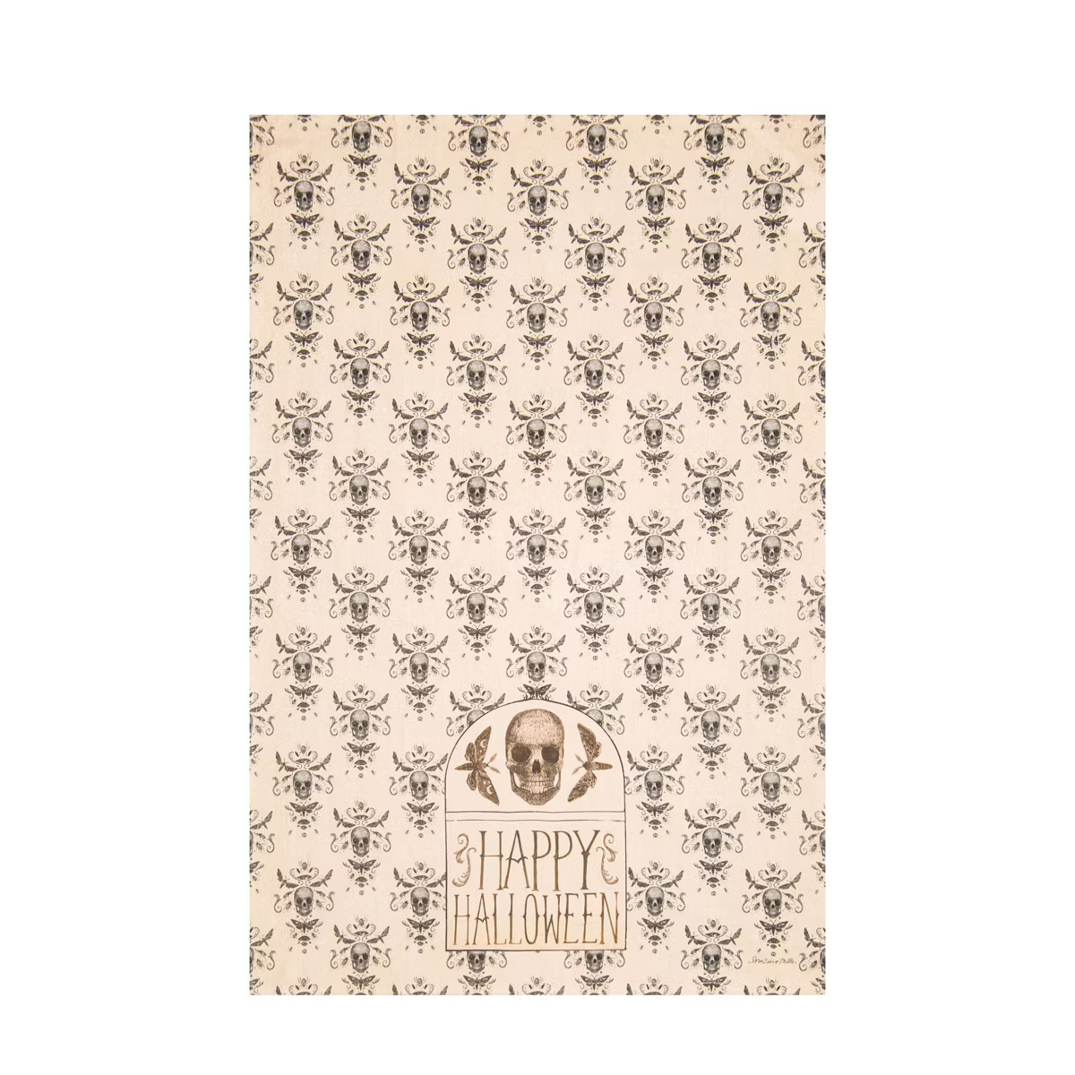 C&F Home Happy Halloween Skulls Cotton Flour Sack Kitchen Towel | Target