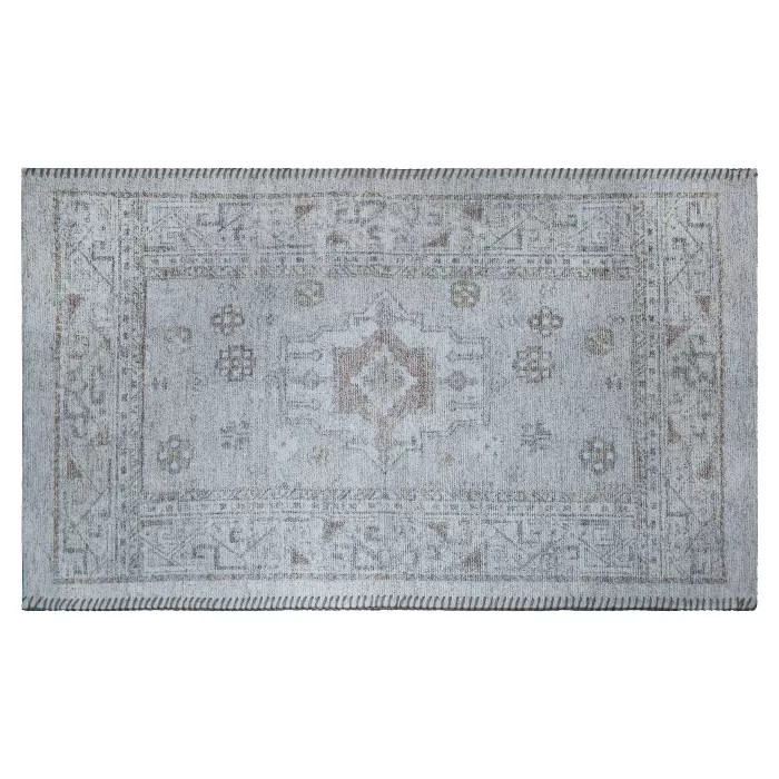 Vintage Persian Medallion Kitchen Rug Natural - Threshold™ | Target