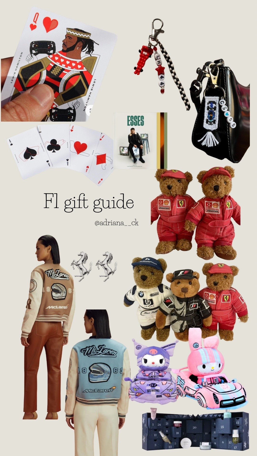 My F1 Christmas wishlist 

— Reiss, McLaren, Ferrari, Formula 1 , keychain, stocking stuffers, Elemis, advent calendar 

#LTKHoliday #LTKSeasonal #LTKGiftGuide