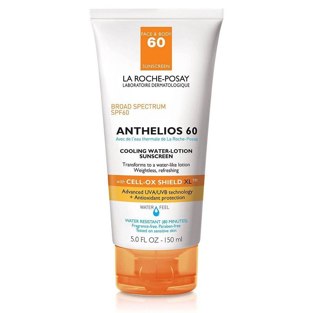 La Roche-Posay Anthelios Cooling Water-Lotion Face and Body Sunscreen SPF 60 - 5.0 fl oz | Target