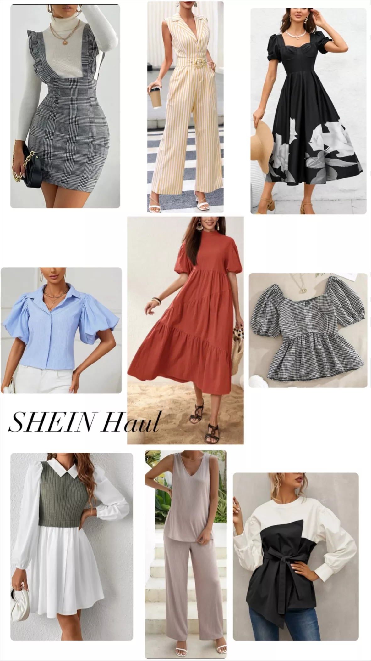SHEIN Essnce Two Tone Button Front … curated on LTK