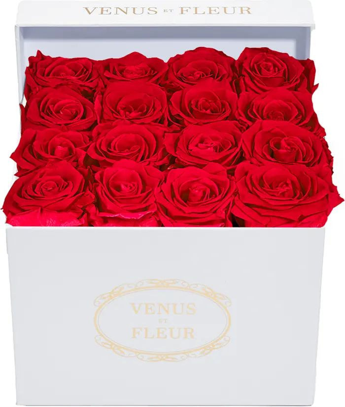 Venus ET Fleur Classic Small Square Eternity Roses | Nordstrom | Nordstrom