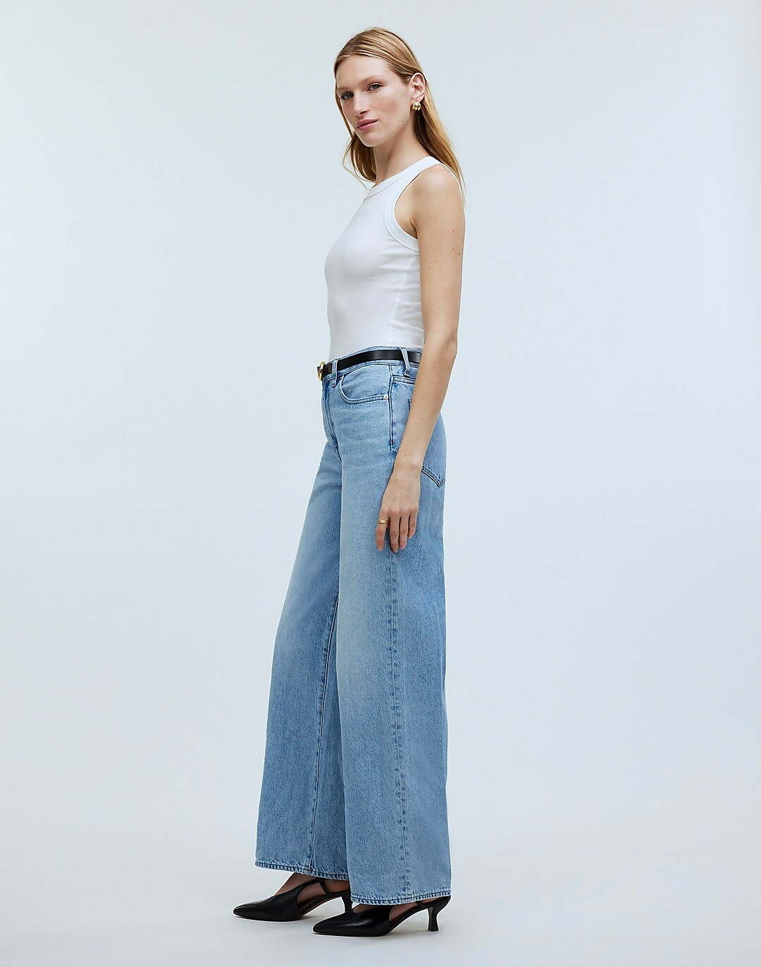 Superwide-Leg Jeans in Ahern Wash: Airy Denim Edition | Madewell