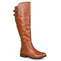 Journee Collection Women's Tori Boot - Brown - Size 6 1/2 | HSN