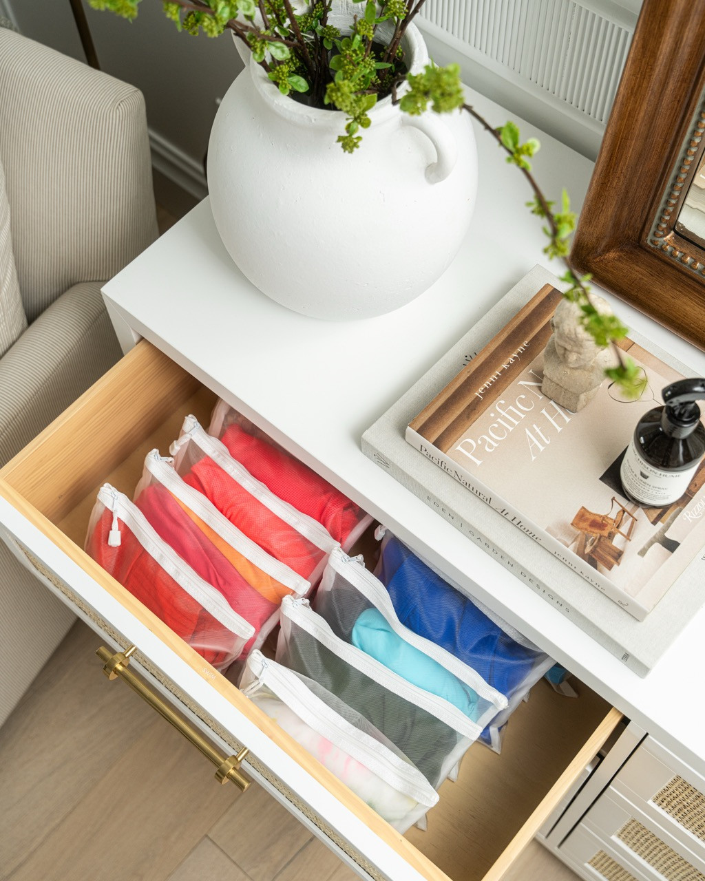 Thoughtful lake house organization starts with the little details. Shop the baskets, bins, drawer organizers, and home storage solutions we used to create calm, functional spaces for this family. 🤍 

 #LTKselfcare #LTKfoodie #LTKHome