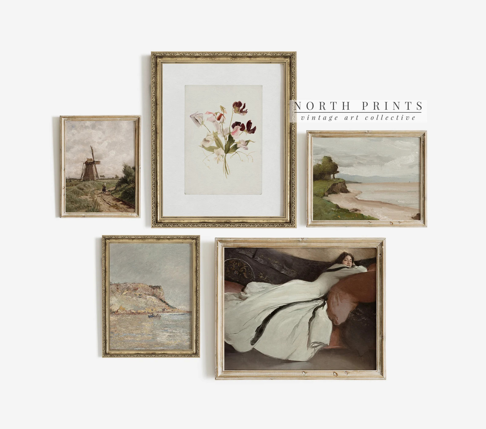 Vintage Gallery Wall Prints Art SET  Vintage Decor Digital | Etsy | Etsy (US)