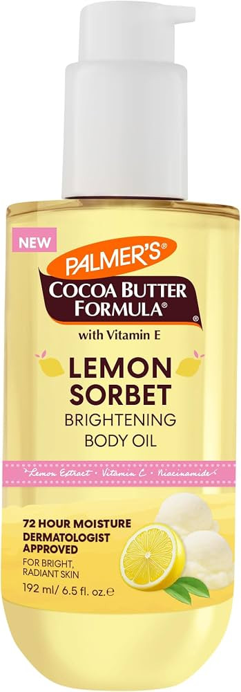 Palmer's Cocoa Butter Formula, Lemon Sorbet Body Oil (6.5 fl oz) | Amazon (US)