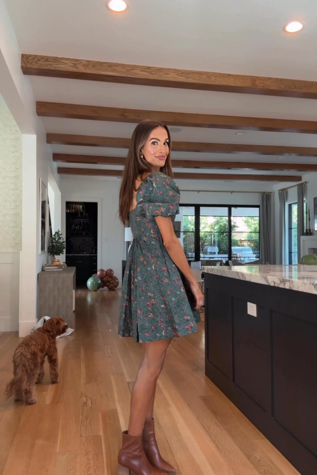 darling fall floral dress just got completely restocked! 🥳 such a beautiful print + flattering silhouette! 💕

#LTKStyleTip