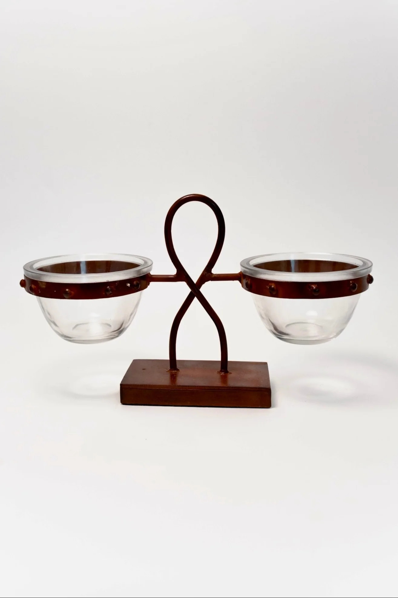 Pair Glass Bowl Stand | THELIFESTYLEDCO