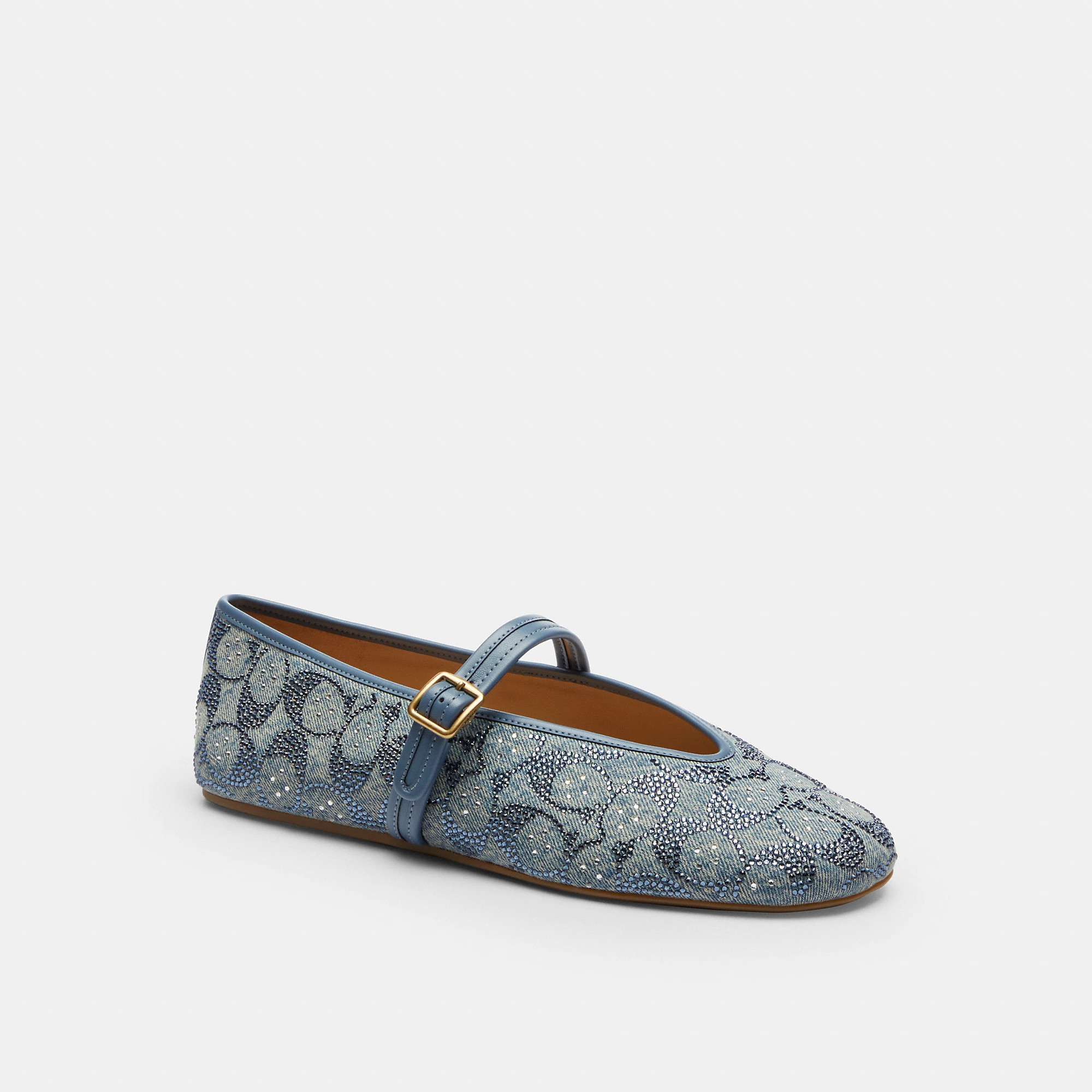 Mary Jane In Crystal Signature Denim | Coach (US)