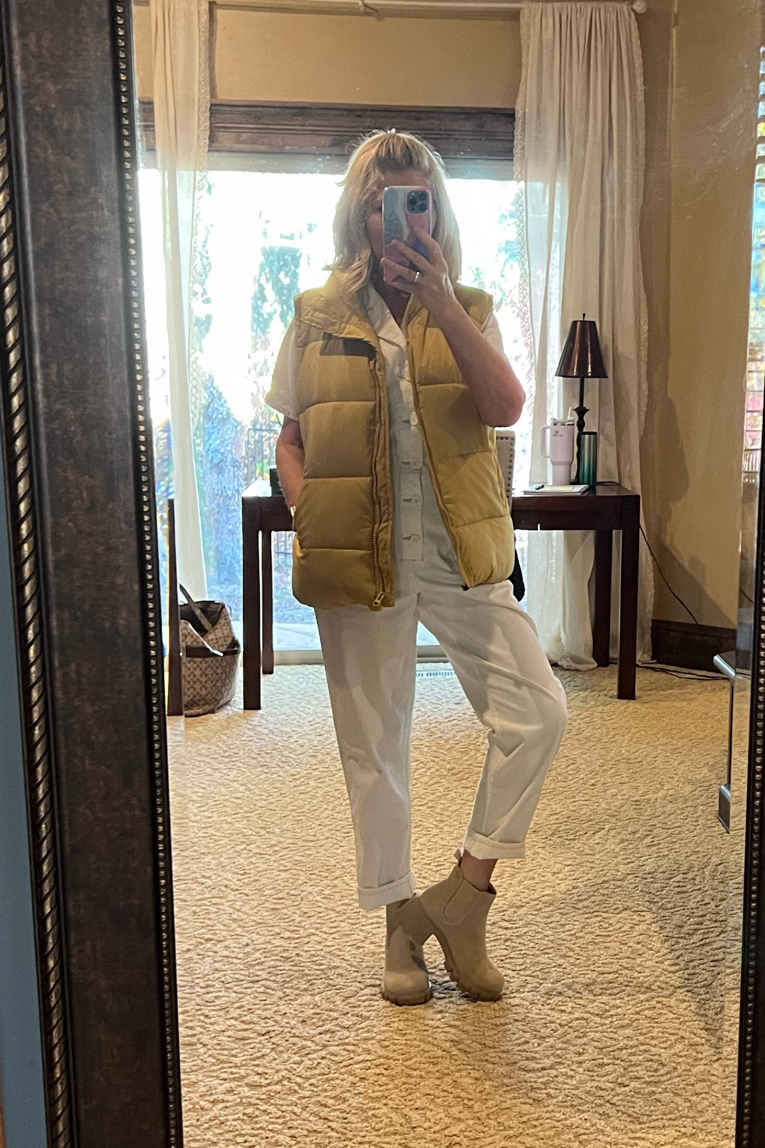 Boilersuits for fall! Mine it by Pistola and I have it in pink, this cream, denim and a fabulous black! Add a trending vest and Chelsea boots for the perfect transition fall outfit!
Fall fashion
Fall vests


#LTKshoecrush #LTKstyletip