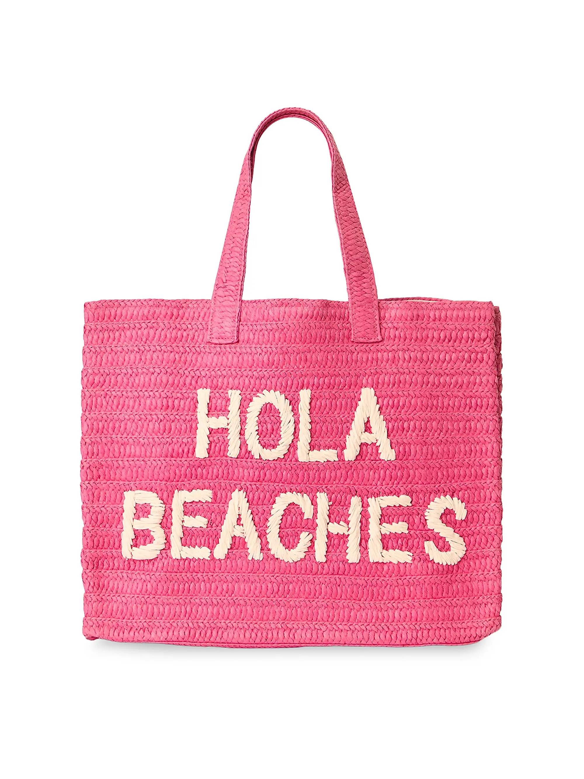 Hola Beaches Straw Tote Bag | Saks Fifth Avenue