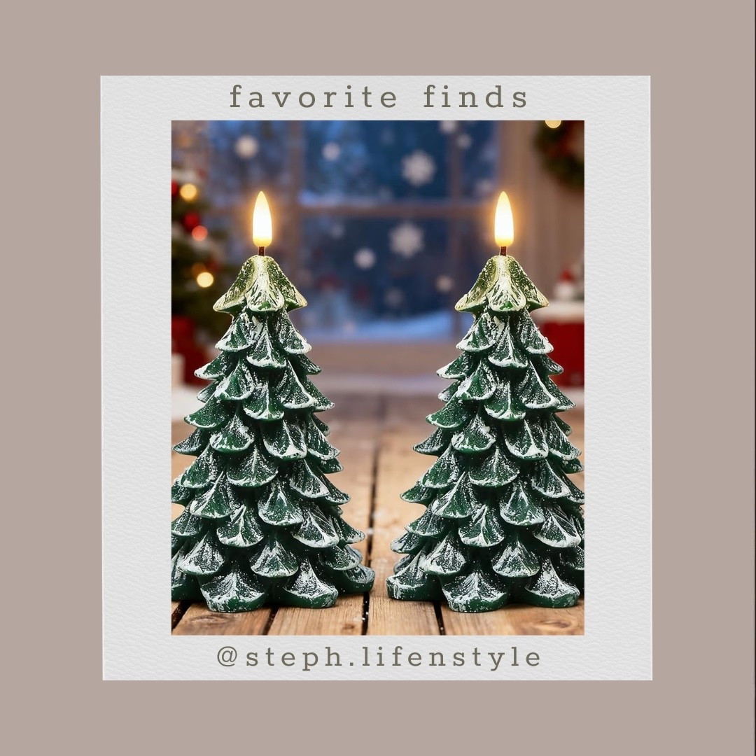 LOVE these Christmas tree flameless candles with timers! (battery operated)
🎄🎄🎄🎄
#amazon #favorites #amazonfavorites #amazonfinds #christmas #christmastree #flamelesscandle #like #comment #save #share #follow 

#LTKSeasonal #LTKHoliday #LTKFindsUnder50