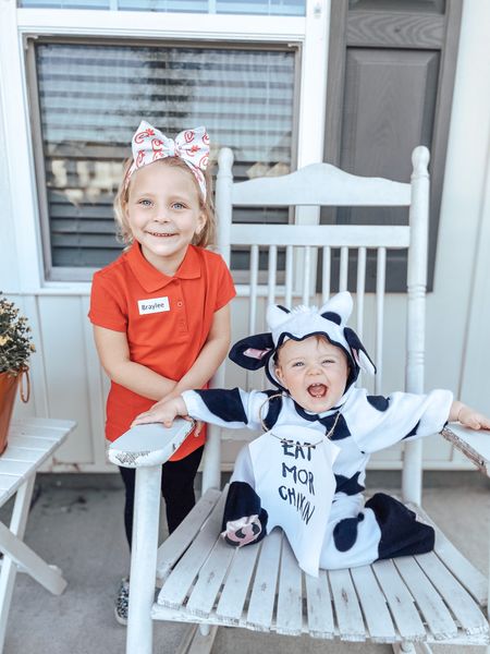 Halloween is right around the corner, I can’t wait. This post is for all my chick-fil-a lovers 🐄 These costumes were so easy to put together 🤍 #halloween #halloweencostumes #kidscostumes #falloutfits 

#LTKkids #LTKunder50