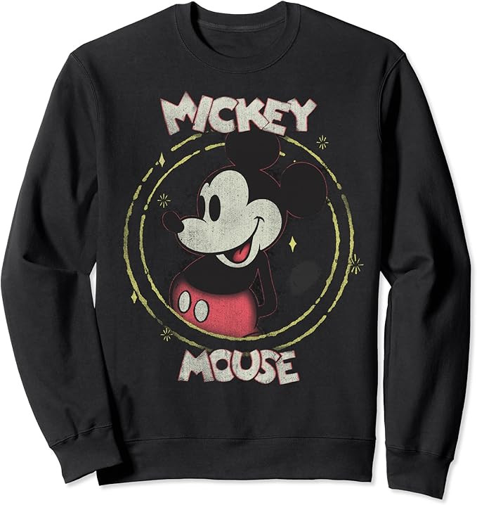 Disney Mickey And Friends Spotty Mickey Mouse Portrait Sweatshirt | Amazon (US)