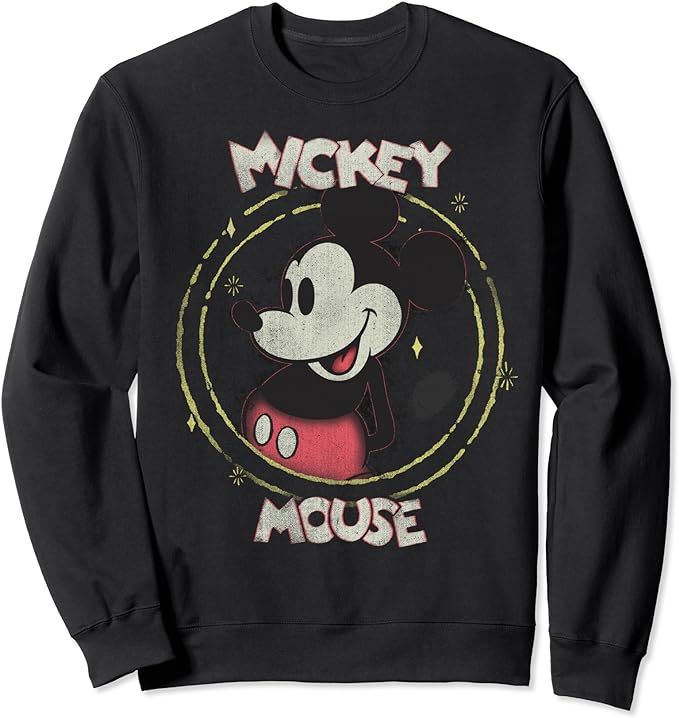 Disney Mickey And Friends Spotty Mickey Mouse Portrait Sweatshirt | Amazon (US)