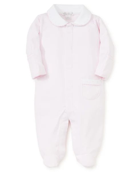 Pink Kissy New Beginnings Footie w/Collar | Kissy Kissy