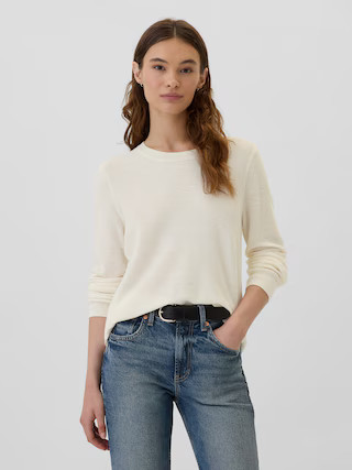 Textured Crewneck Sweater | Gap Factory