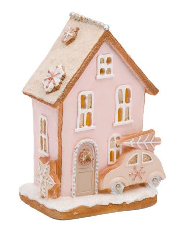 8.5in Led Gingerbread House | TJ Maxx